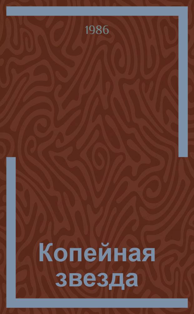 Копейная звезда : Кн. стихов