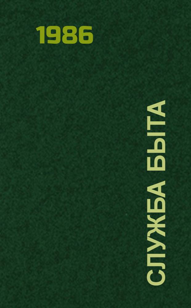 Служба быта: экономический эксперимент и эффективность