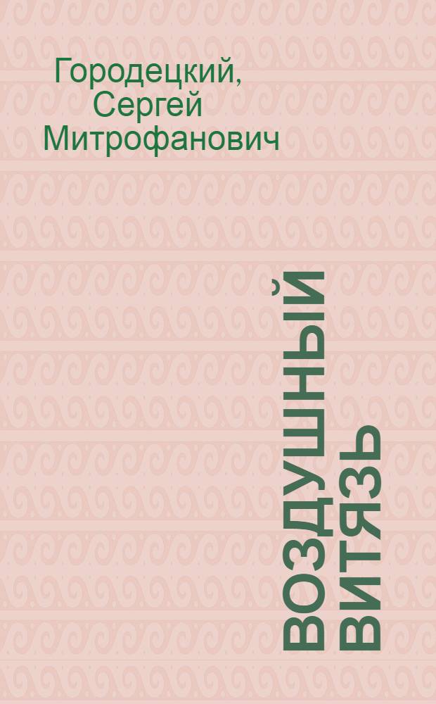 Воздушный витязь : Стихи