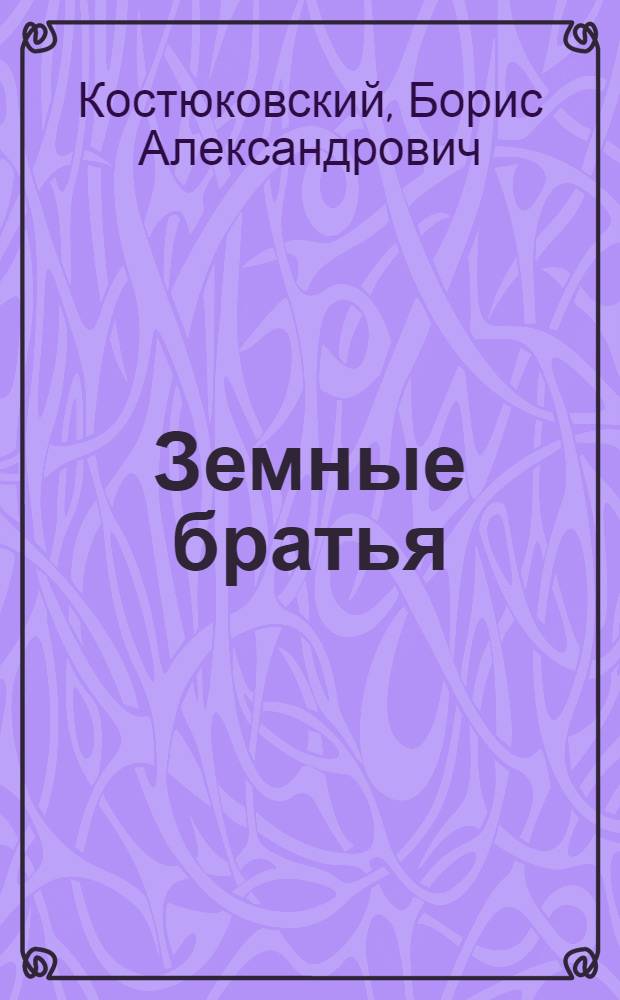 Земные братья : Повесть о Б. Гайнулине