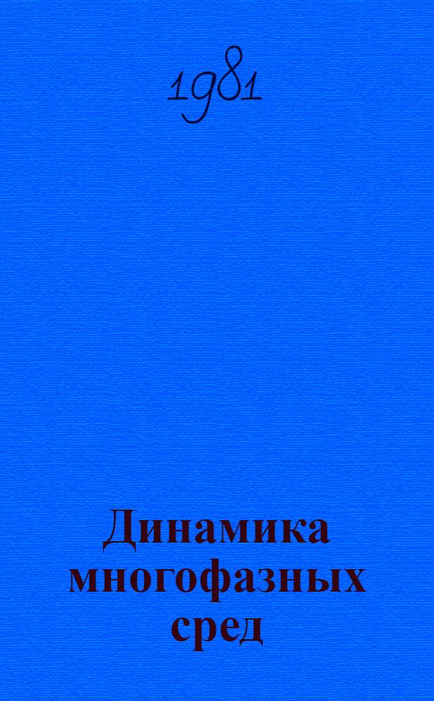 Динамика многофазных сред : Сб. статей