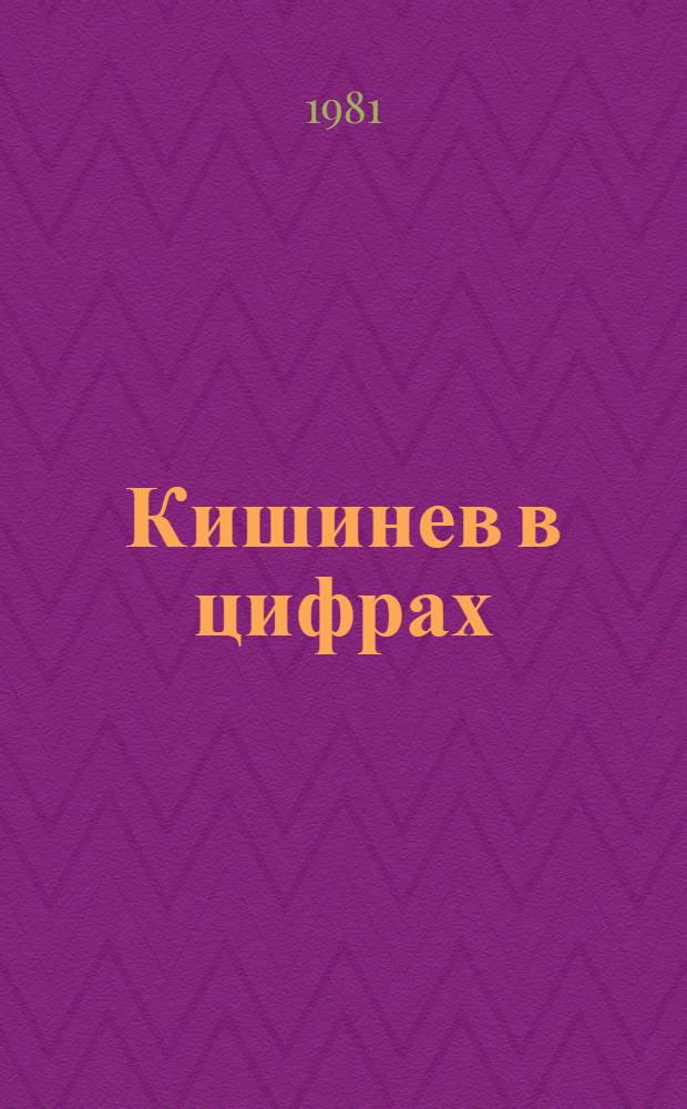 Кишинев в цифрах : Стат. сб