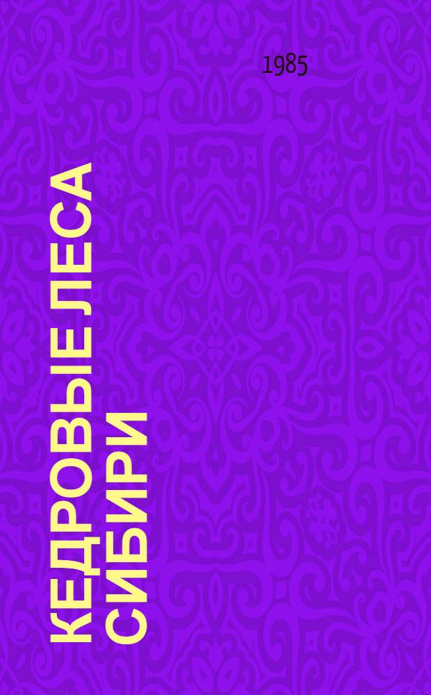 Кедровые леса Сибири