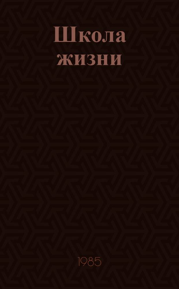 Школа жизни : Роман. Кн. 3 : Годы возмужания