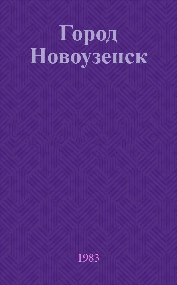 Город Новоузенск : Очерк-путеводитель