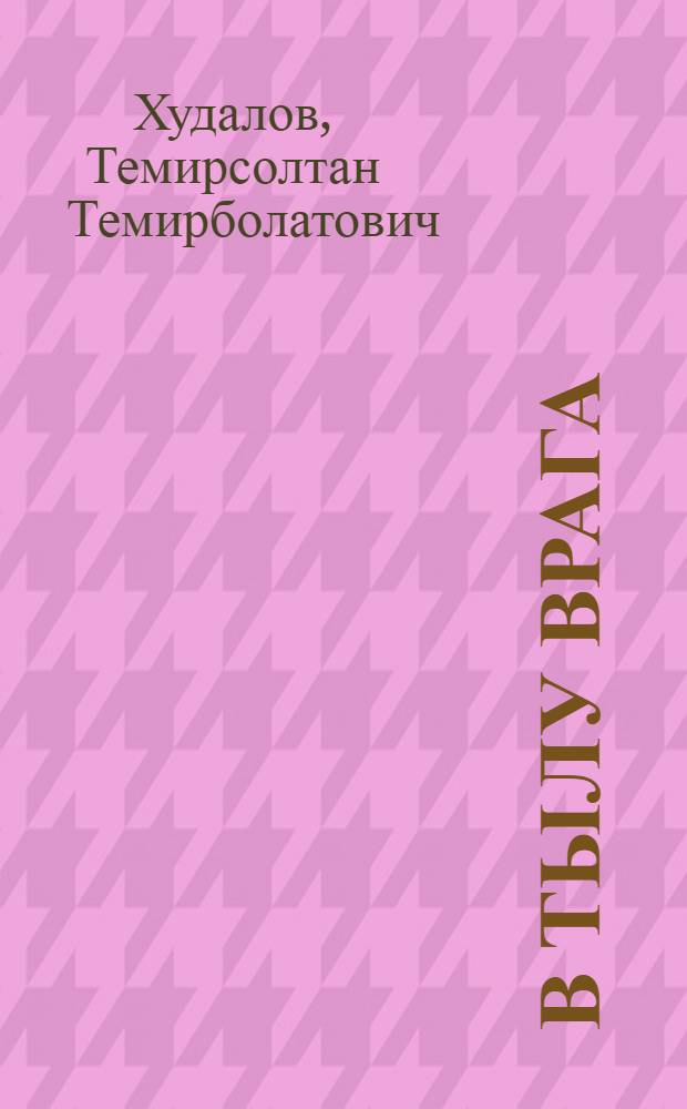 В тылу врага