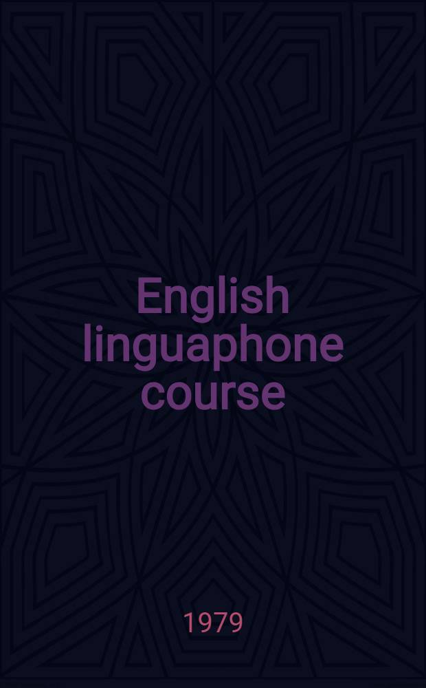 English linguaphone course