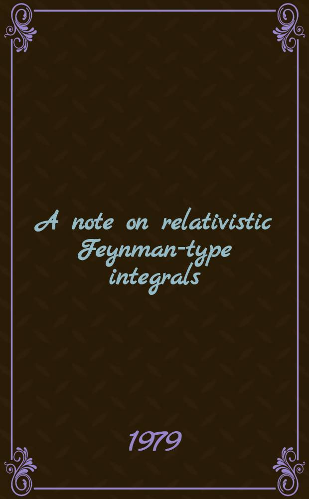 A note on relativistic Feynman-type integrals