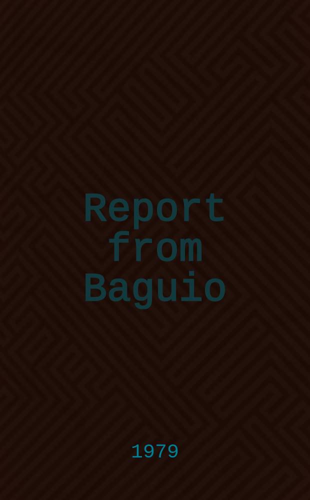 Report from Baguio