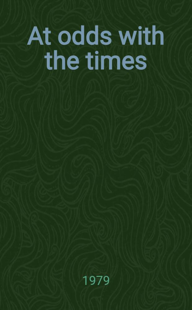 At odds with the times : NATO's 30-year record