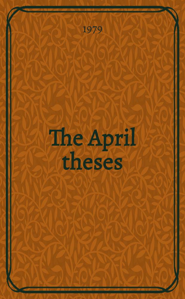 The April theses