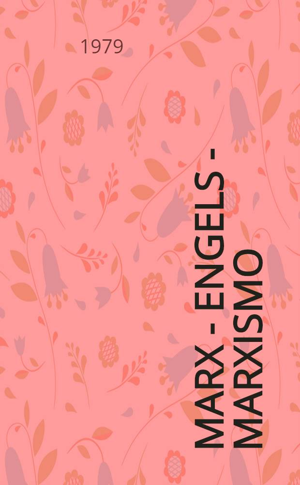 Marx - Engels - marxismo