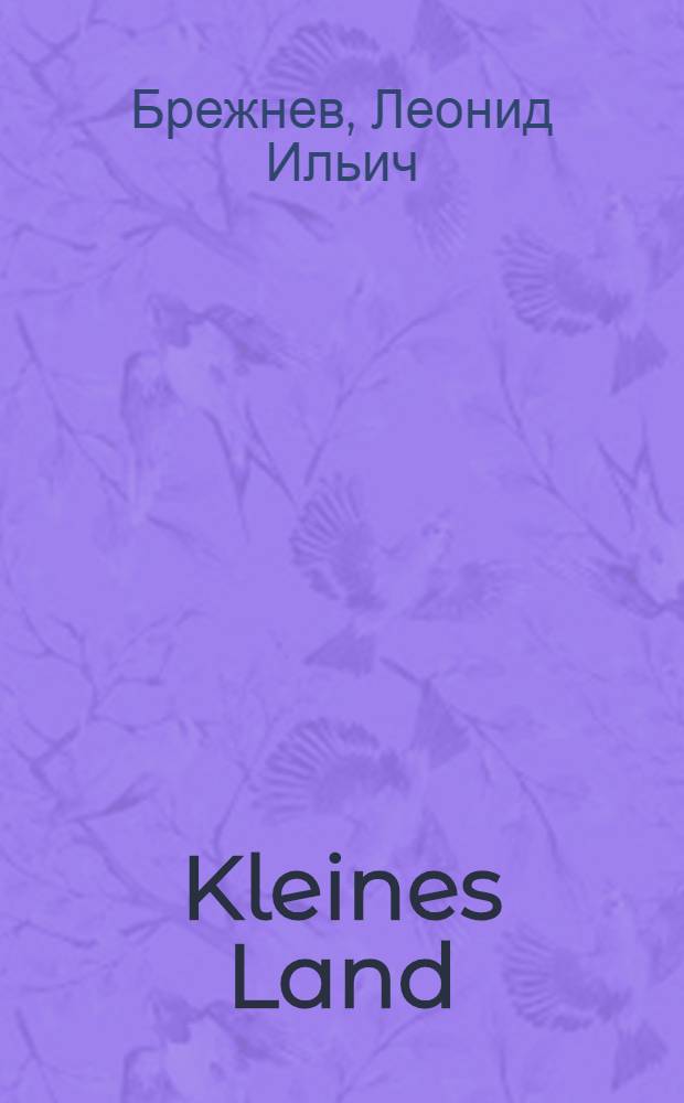 Kleines Land