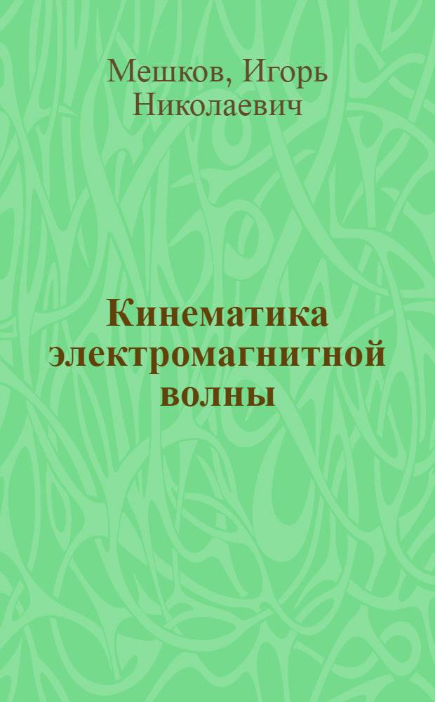Кинематика электромагнитной волны : (Учеб. пособие для студентов-физиков)