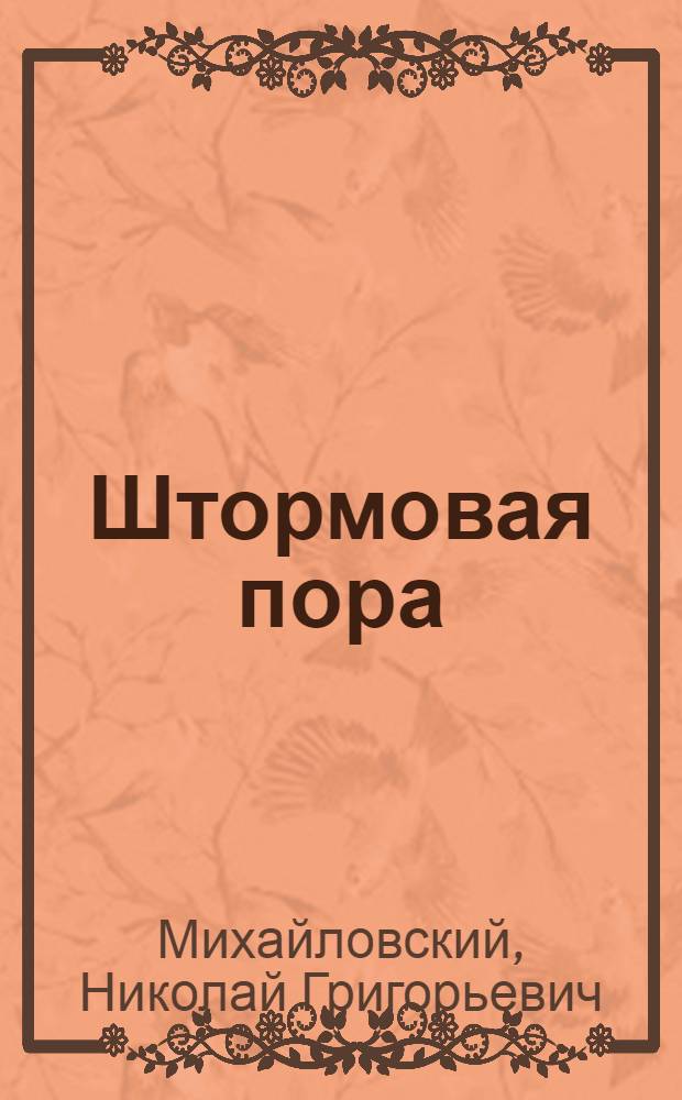 Штормовая пора