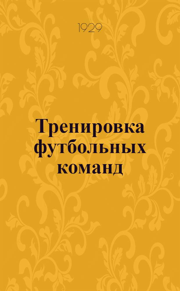 ... Тренировка футбольных команд