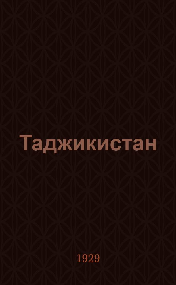 ... Таджикистан : Краткий полит.-экон. очерк Таджикск. ССР