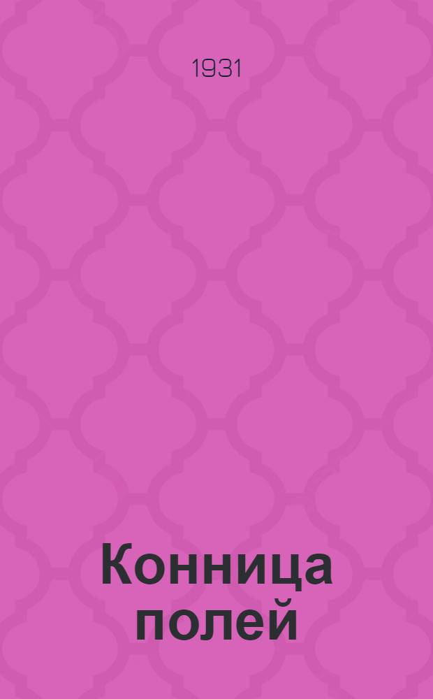 Конница полей : Кино-либретто и метод. указания к беседе