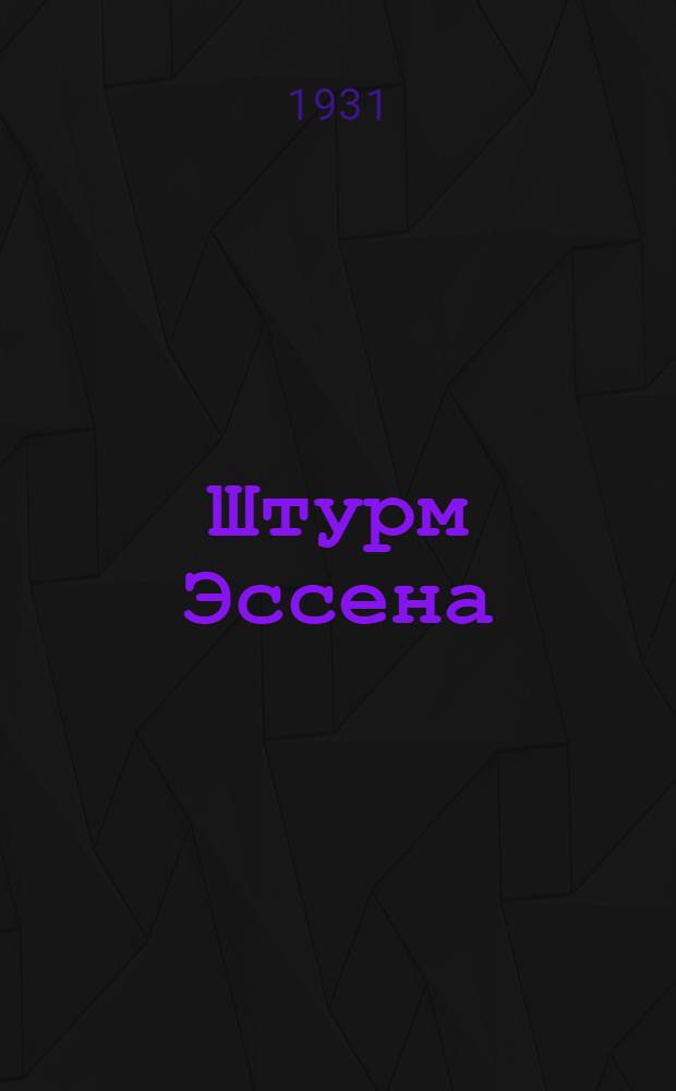 ... Штурм Эссена : Роман