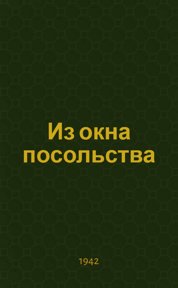 Из окна посольства
