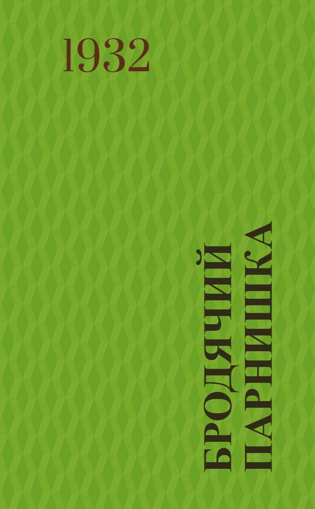 Бродячий парнишка : Повесть