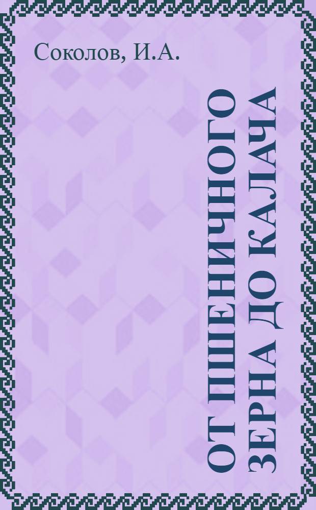 От пшеничного зерна до калача