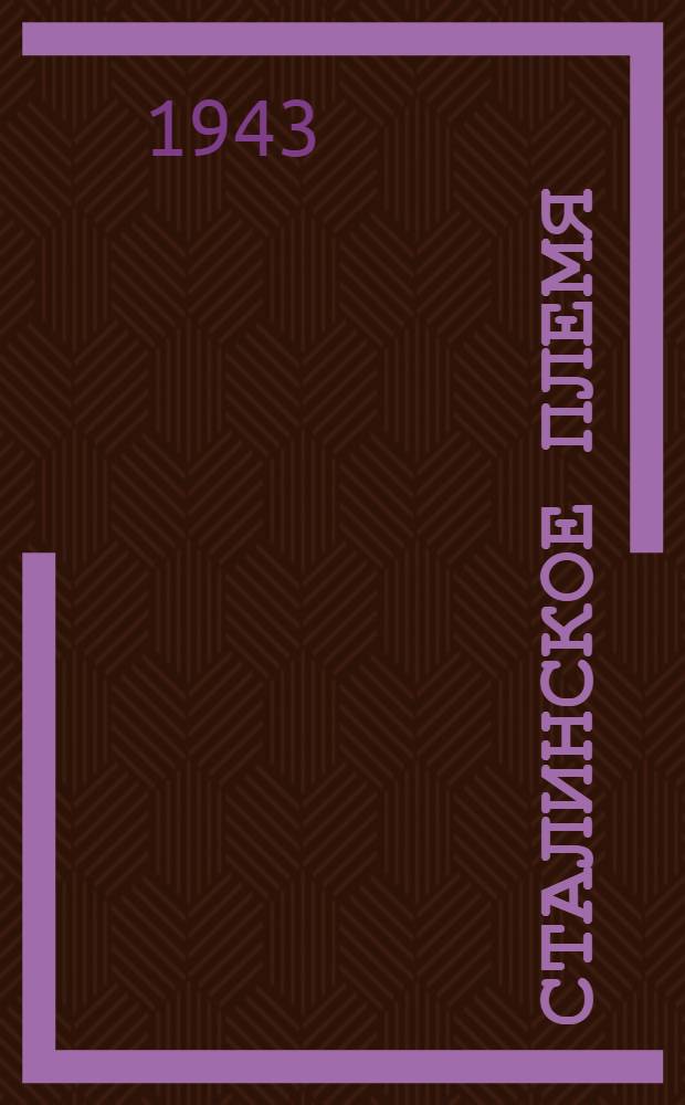 Сталинское племя : Сб. материалов из газ. "Правда" и "Комсом. правда" о подпол. комсом. орг-ции г. Краснодона "Мол. гвардия"