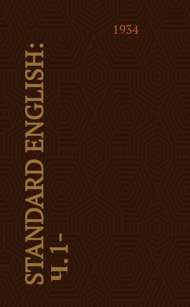 Standard English : Ч. 1-