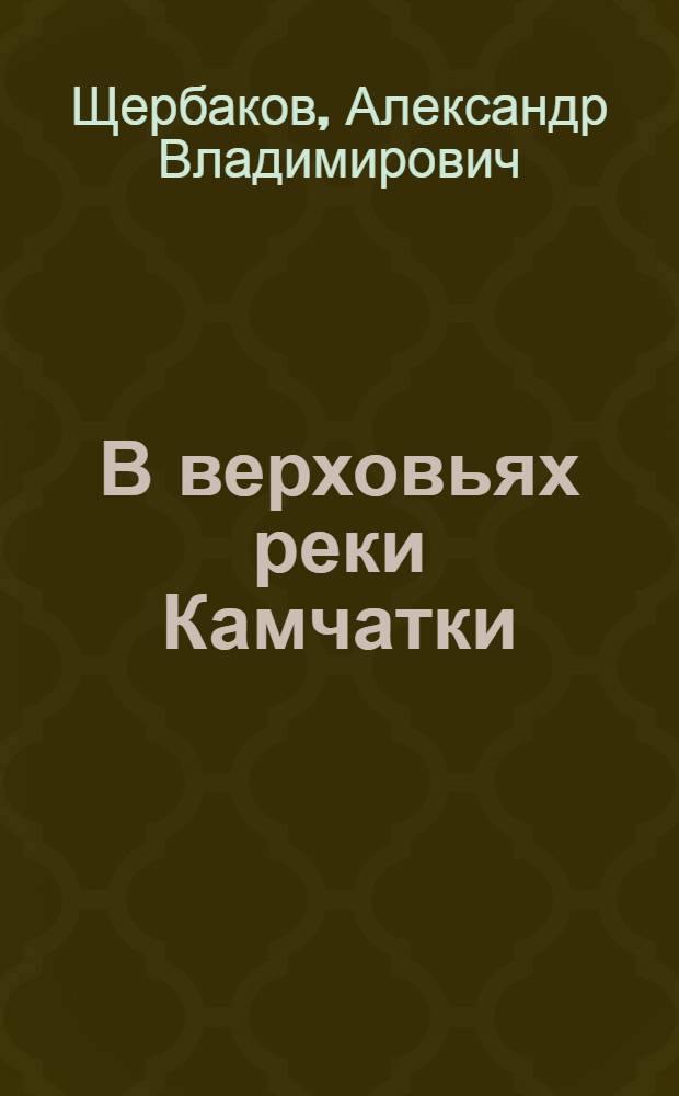 В верховьях реки Камчатки