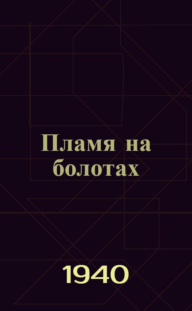Пламя на болотах : Роман. Ч. 1-