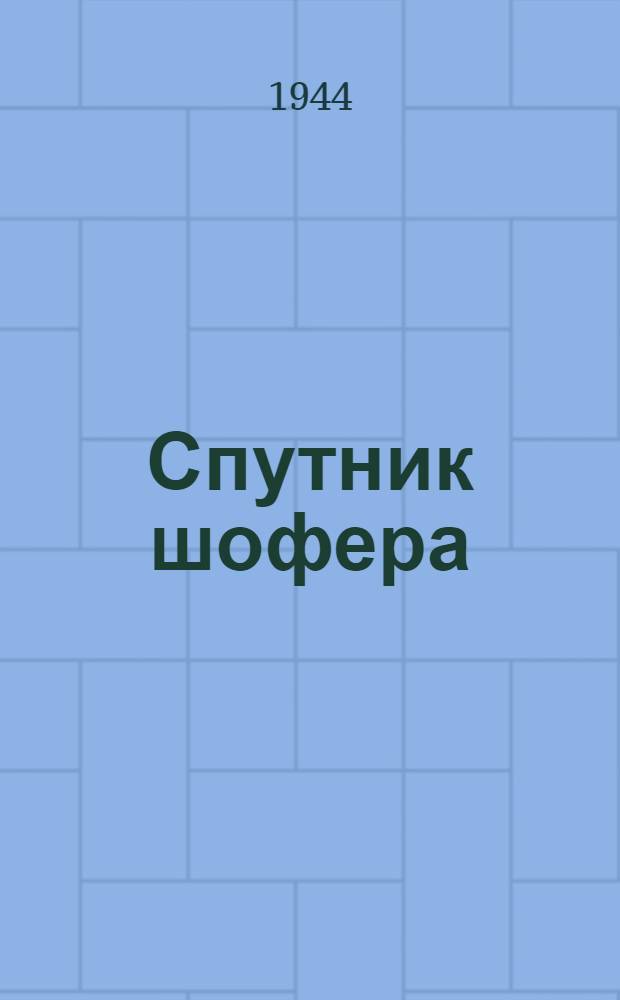 Спутник шофера