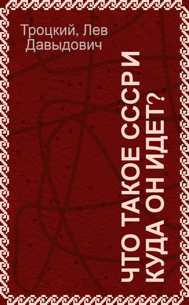 Что такое СССР и куда он идет?