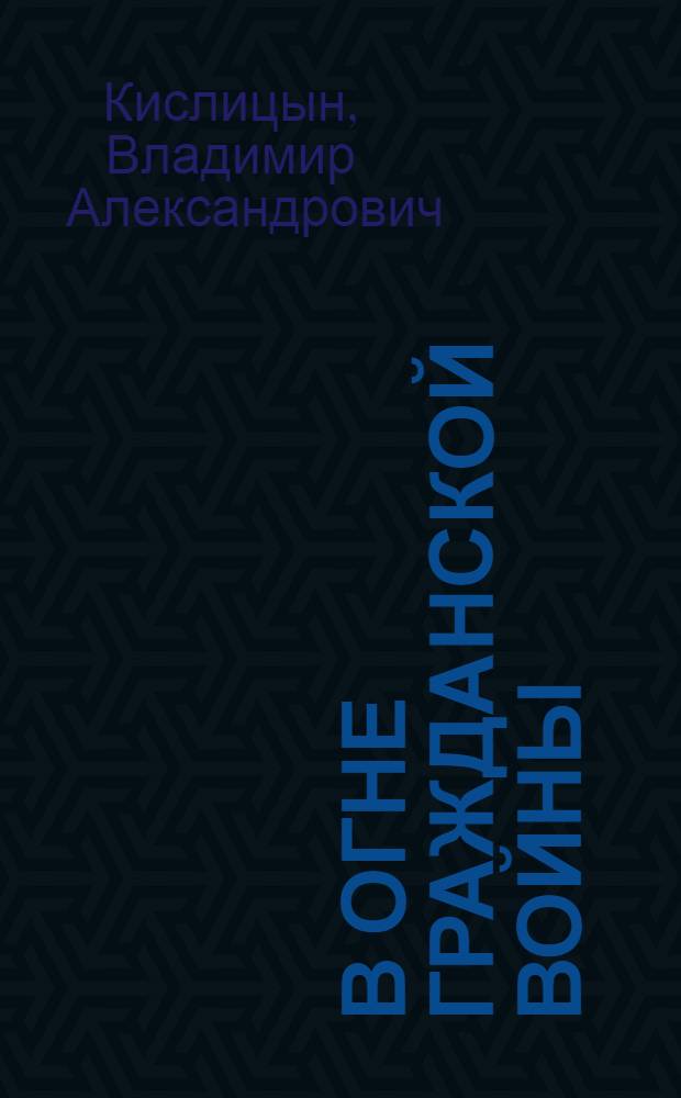 В огне гражданской войны