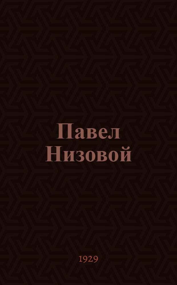 Павел Низовой : Жизнь и творчество