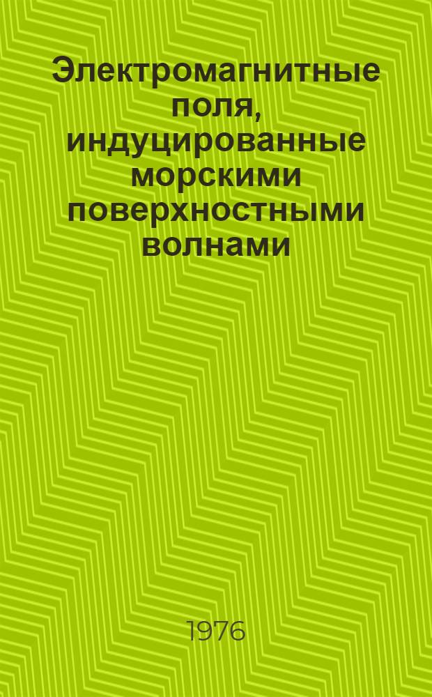 Электромагнитные поля, индуцированные морскими поверхностными волнами : Автореф. дис. на соиск. учен. степени канд. физ.-мат. наук : (01.04.12)
