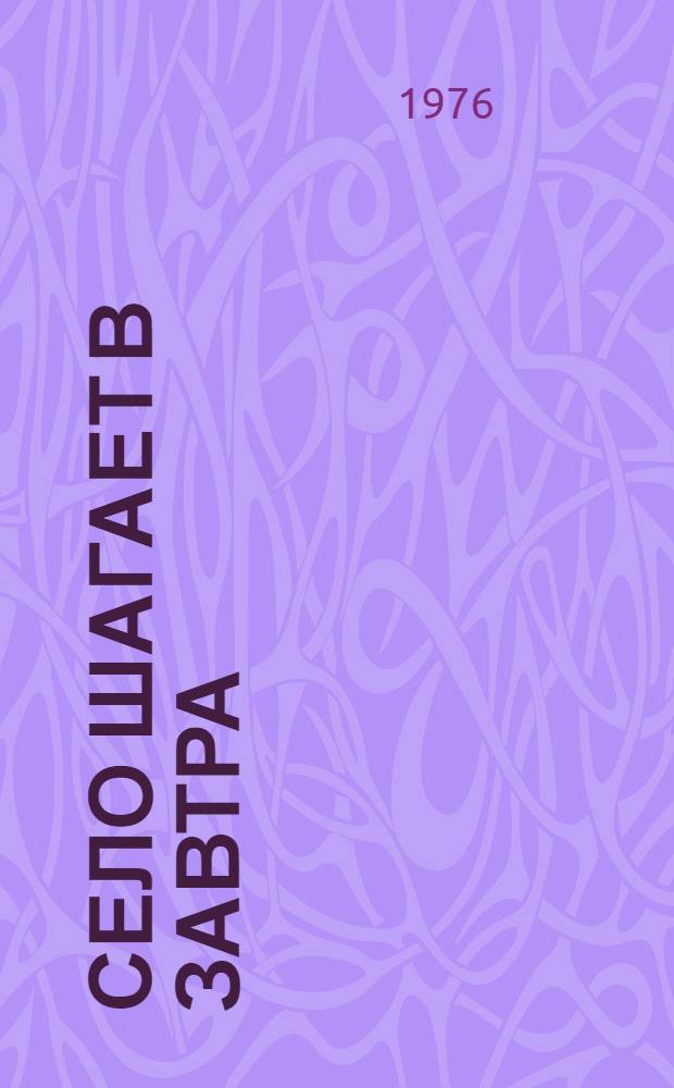 Село шагает в завтра