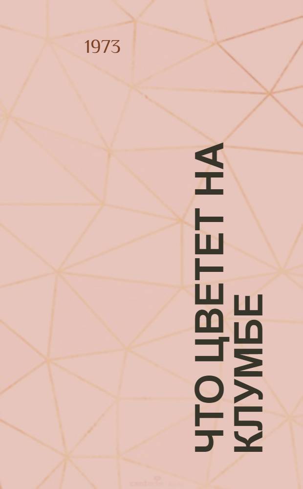 Что цветет на клумбе : Альбом для раскрашивания