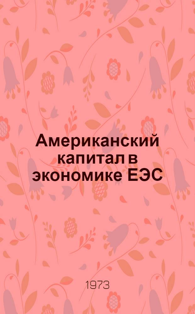 Американский капитал в экономике ЕЭС