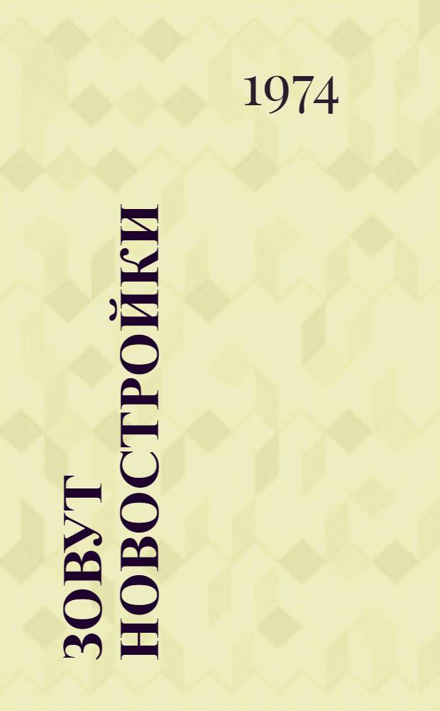 Зовут новостройки : (Метод. рекомендации и аннот. рек. список литературы)