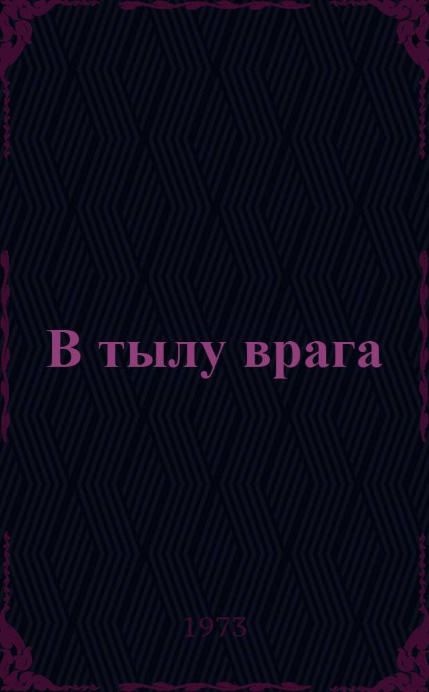 В тылу врага : Повесть