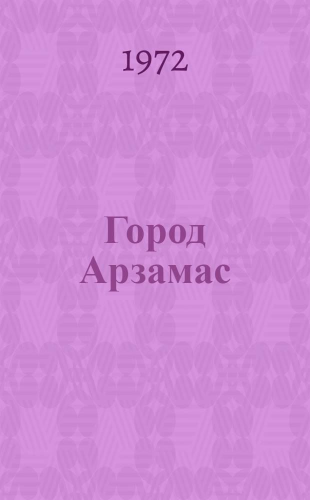 Город Арзамас : Путеводитель