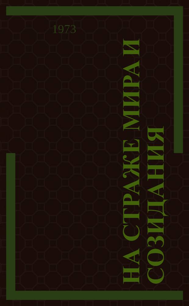 На страже мира и созидания