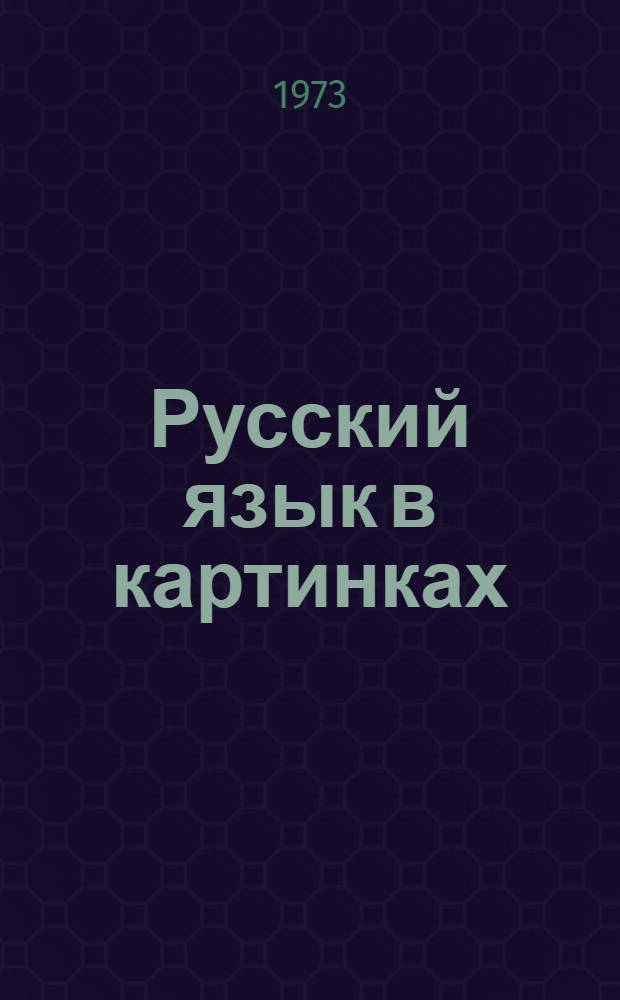 Русский язык в картинках : [Для нац. школ и иностранцев, изучающих рус. яз.] Ч. 1-. Ч. 2