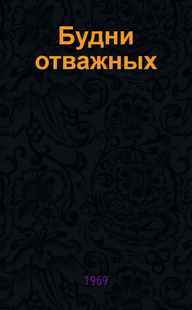 Будни отважных : Очерки о милиции