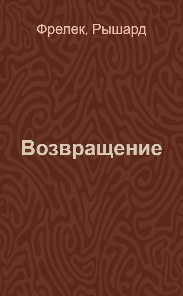 Возвращение : Роман