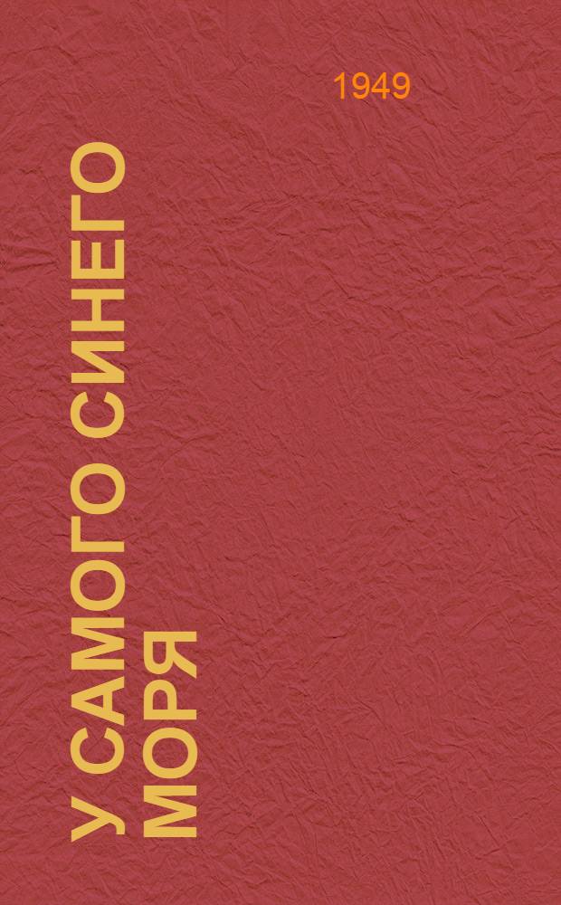 У самого синего моря : Альбом стихов