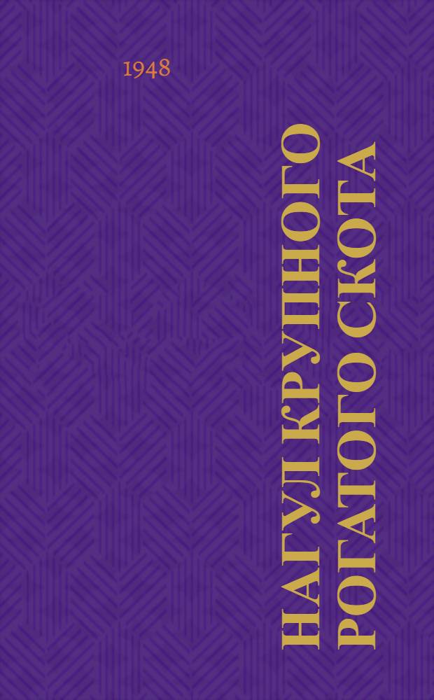 Нагул крупного рогатого скота