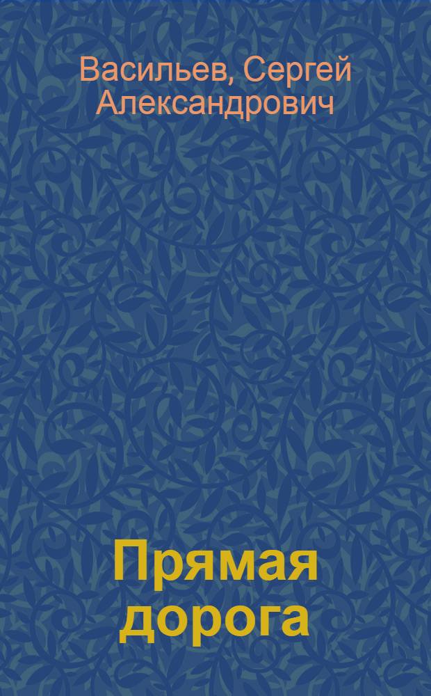 Прямая дорога : Стихи
