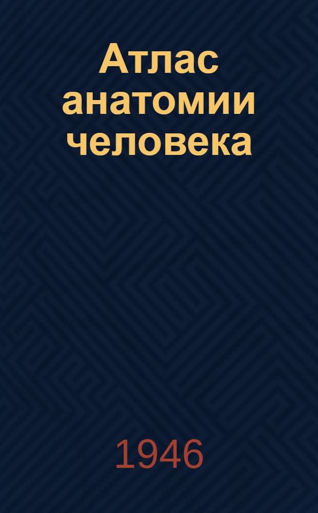 Атлас анатомии человека : [Утв. ВКВШ при СНК СССР в качестве учеб. пособия для высш. учеб. заведений]. Т. 1