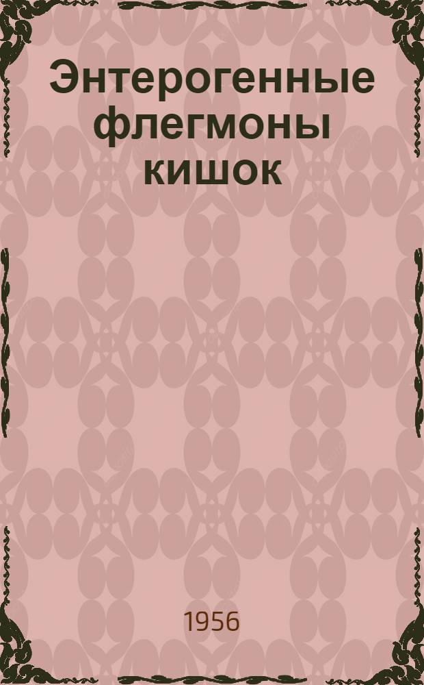 Энтерогенные флегмоны кишок